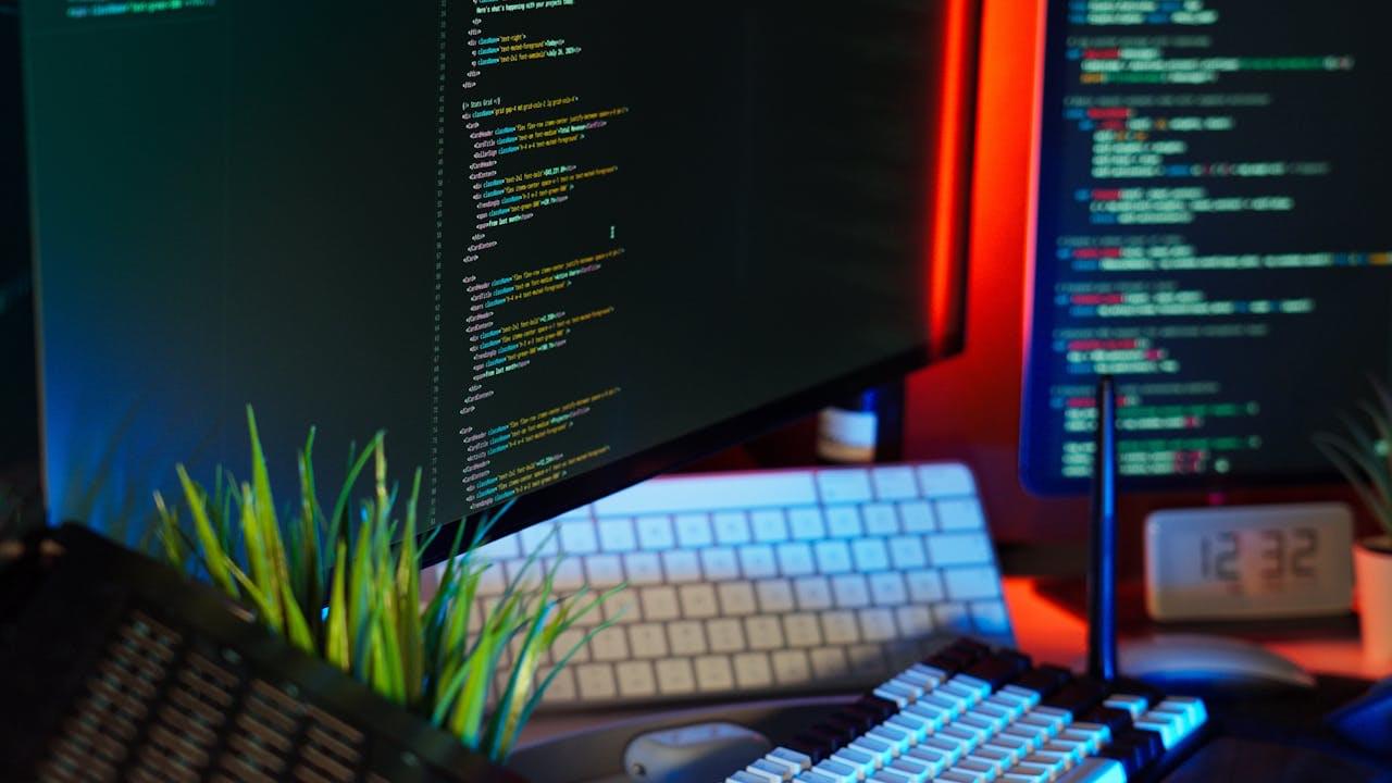 Монитор с программным кодом